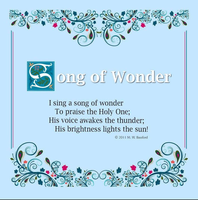 Song of Wonder - Sumphonia CD