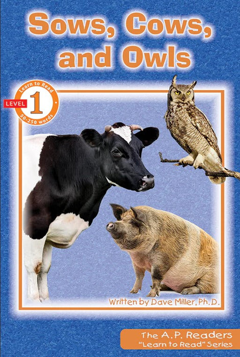 Sows, Cows, and Owls  -Learn to Read Series Level 1