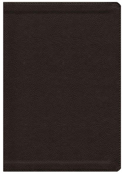 ESV Large Print Compact Bible Deep Brown Buffalo Leather
