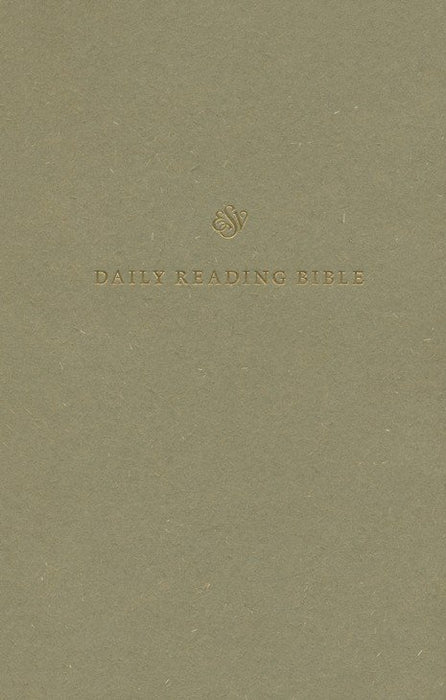 ESV Daily Reading Bible Paperback