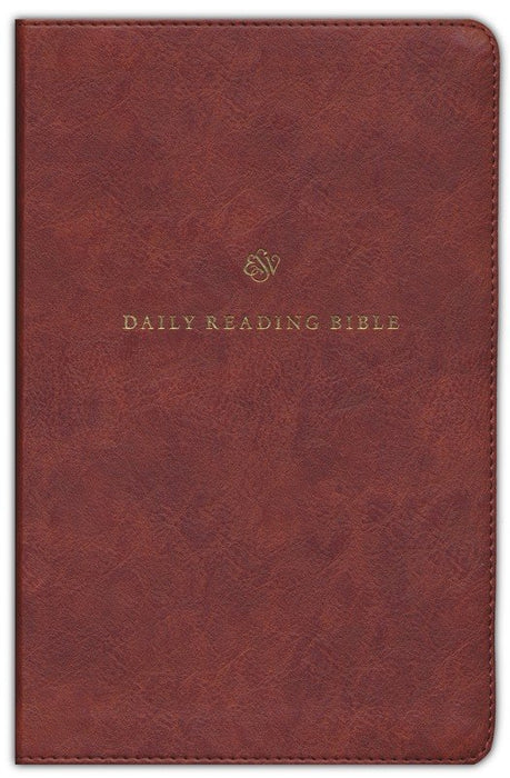 ESV Daily Reading Bible Brown TruTone