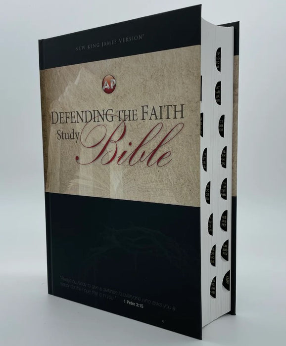 NKJV Defending Faith Study Bible Hardback, Indexed