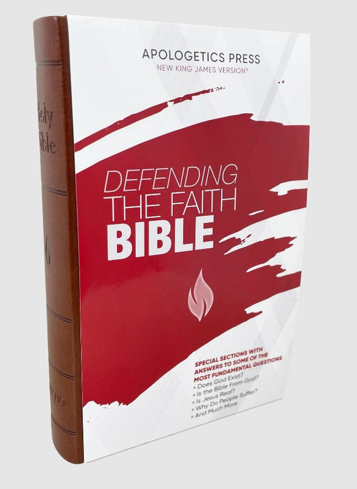 NKJV Defending the Faith Personal-Carry Edition Study Bible Brown