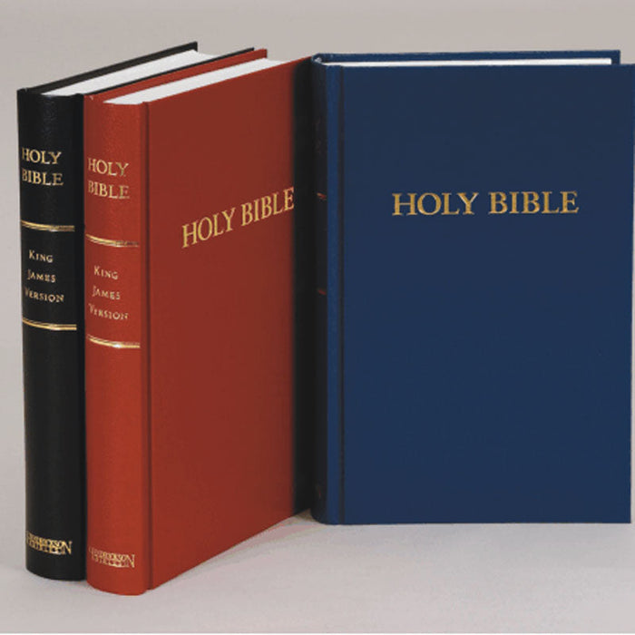 KJV Pew Bible Blue Hardcover (Black Letter)