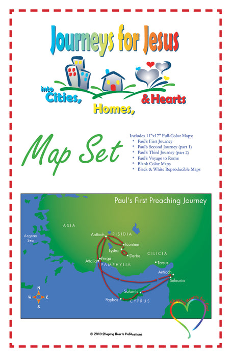 Journeys for Jesus VBS Map Set