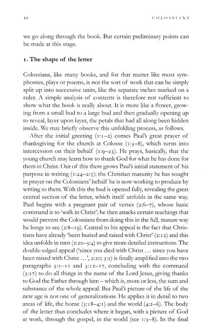 Tyndale New Testament Commentary:  Colossians and Philemon