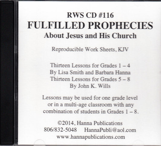 Fulfilled Prophecies About Jesus and His Church CD