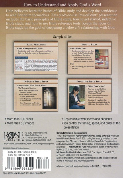 PowerPoint How to Study the Bible