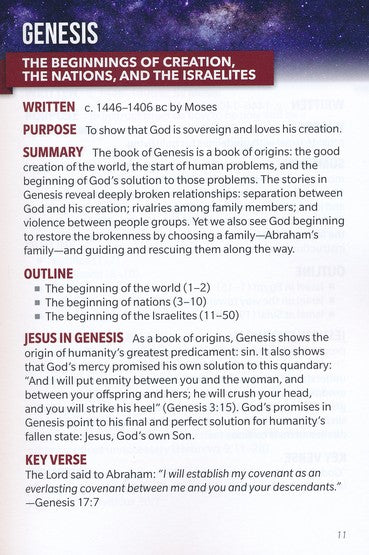 The Books of the Bible Made Easy