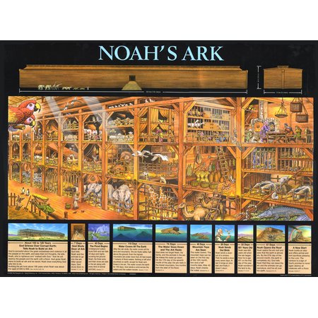 Noah's Ark Laminated Chart