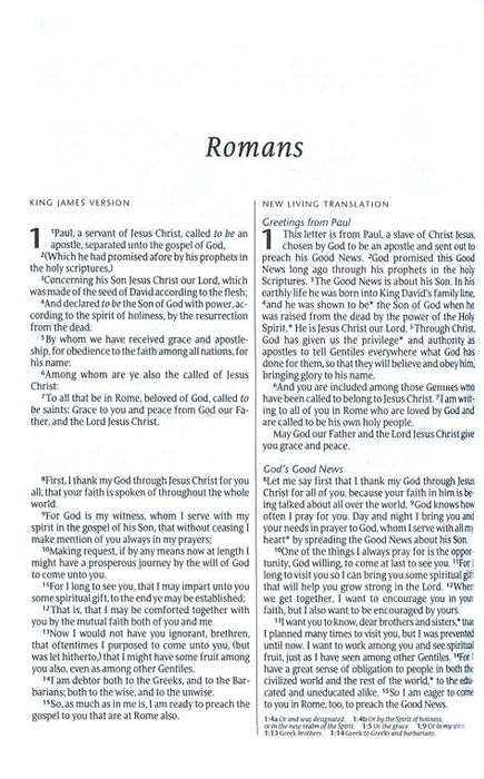People's Parallel Bible-KJV/NLT - Hardcover