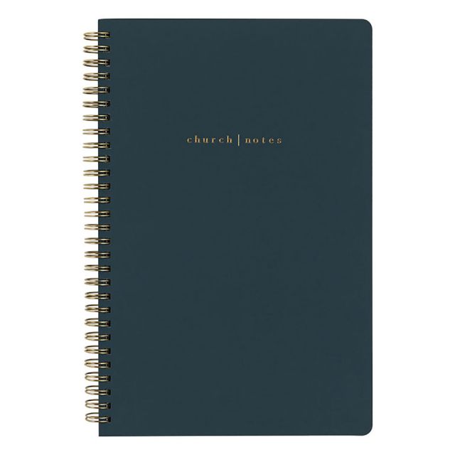 Church Notes Navy Notebook