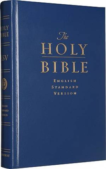 ESV Premium Pew & Worship Bible - Navy Hardback