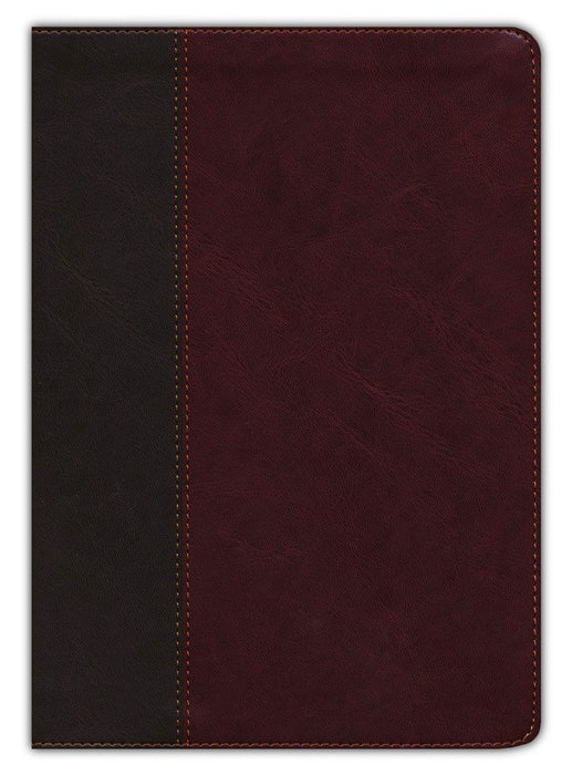 NKJV Life Application Large Print Study Bible, Brown/Mahogany Leatherlike