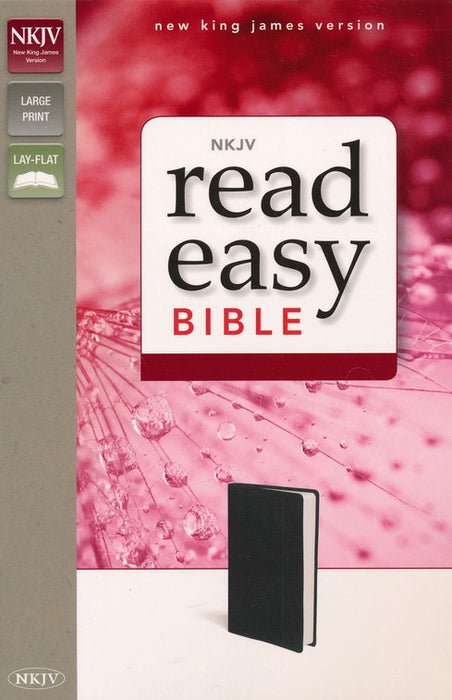 NKJV ReadEasy Bible Black Duo-Tone