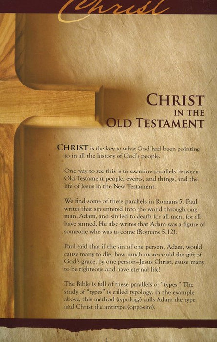 Christ in the Old Testament Pamphlet