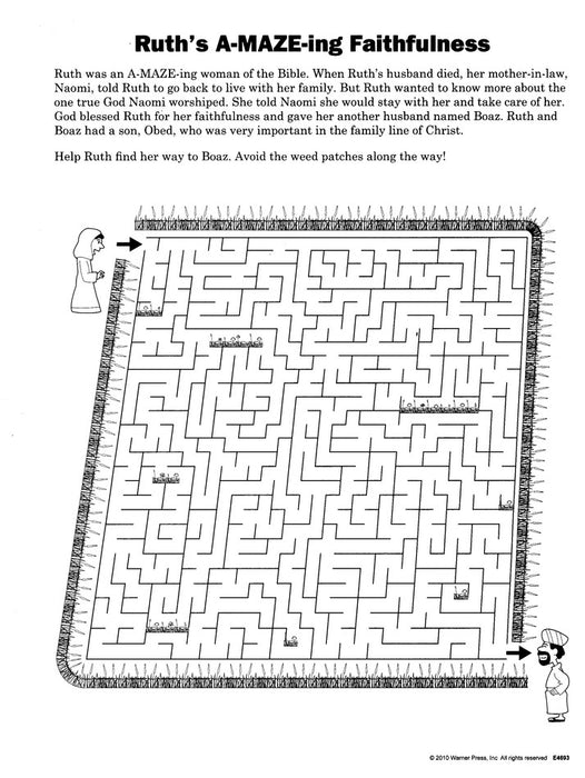 God Is A-Maze-Ing Activity Book
