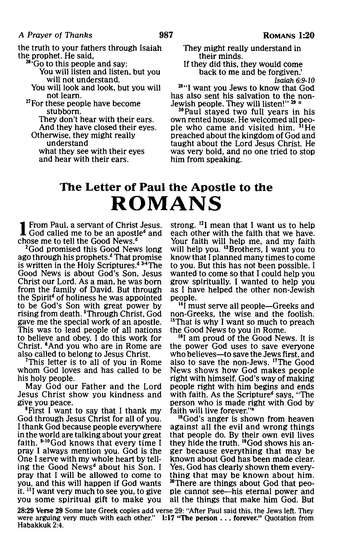 Excerpt: Romans