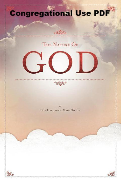 The Nature of God - Downloadable Congregational Use PDF