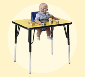 1 Seat Toddler Table