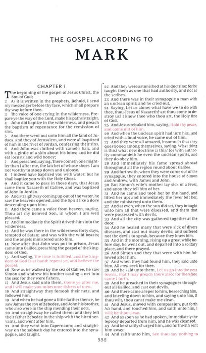 KJV Deluxe Gift Bible Pink Leathersoft