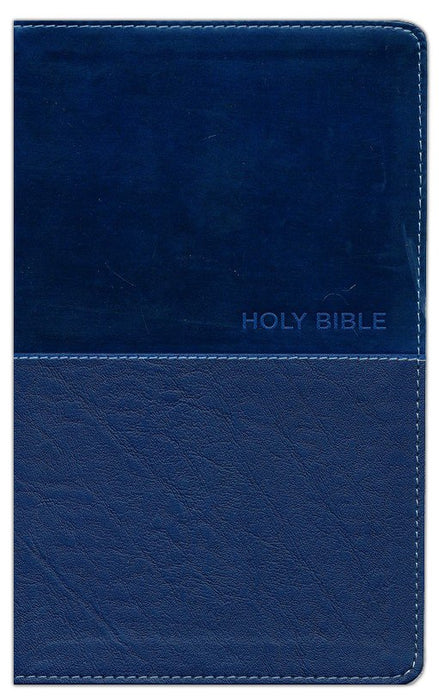 KJV Deluxe Gift Bible Blue Leathersoft