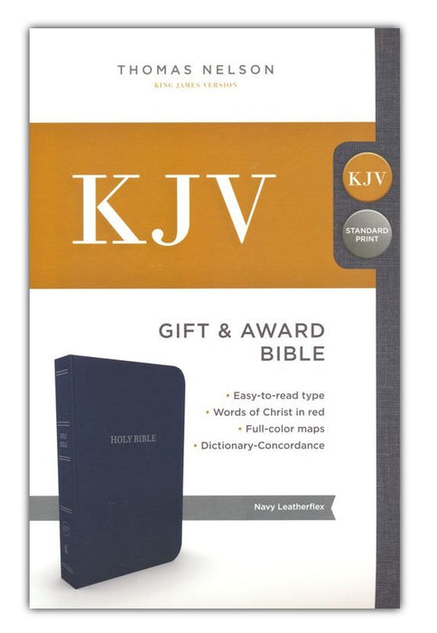 KJV Gift & Award Bible Comfort Print - Blue