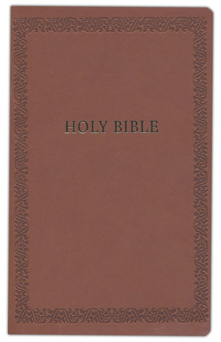 NKJV Bible Soft Touch Edition Brown Leathersoft