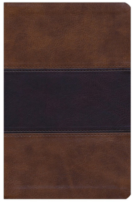 KJV Large Print Personal Size Reference Bible, Saddle Brown LeatherTouch Indexed