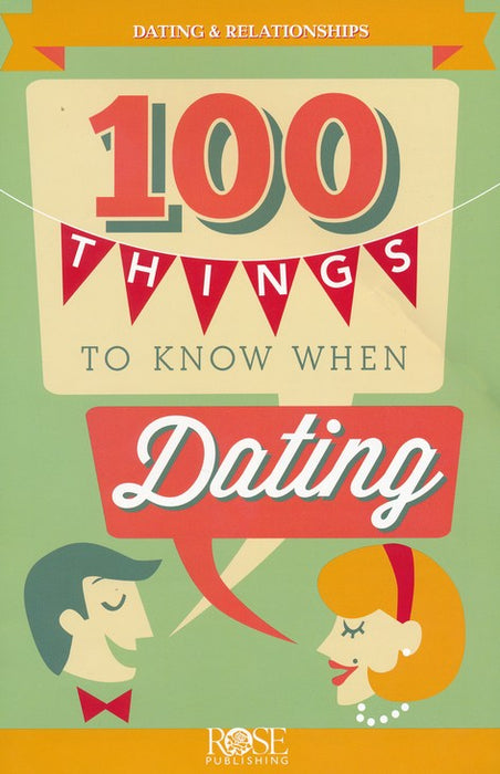100 Things to Know When Dating Pamphlet