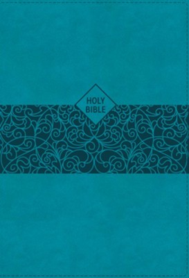 NASB Super Giant Print Reference Bible Teal Leathersoft