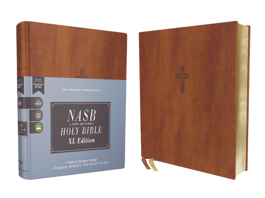 NASB XL Edition Bible Brown Leathersoft