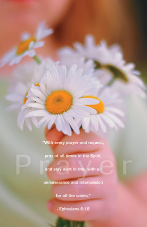 Postcard Prayer Bouquet (Eph. 6:18)