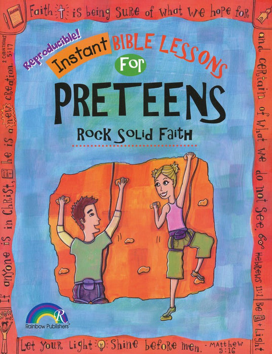 Instant Bible Lessons for Preteens-Rock Solid Faith