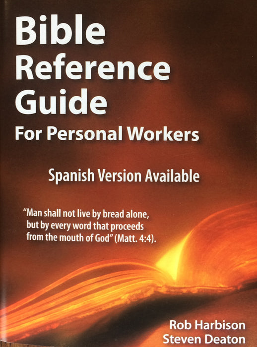 Bible Reference Guide For Personal Workers