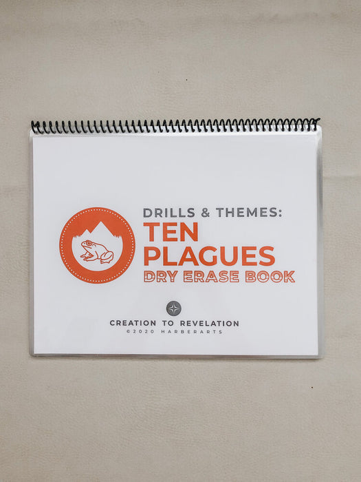 Creation To Revelation: Drills & Themes: 10 Plagues Dry Erase Book
