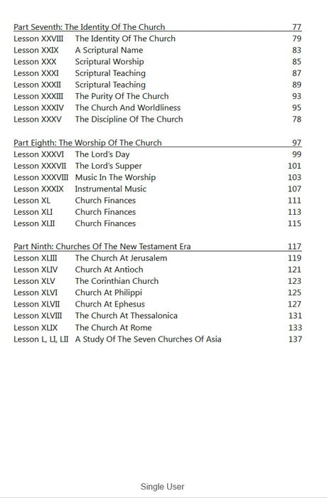 The New Testament Church (Cogdill) Downloadable Single User PDF
