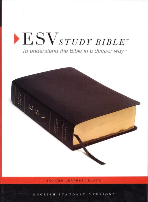 ESV Study Bible - Black Bonded Leather
