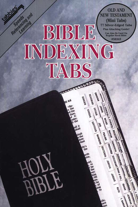 Tabbies OT/NT Mini Silver Bible Indexing Tabs
