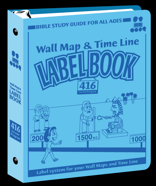 Maps and Timeline Label Book for Bible Study Guide for All Ages