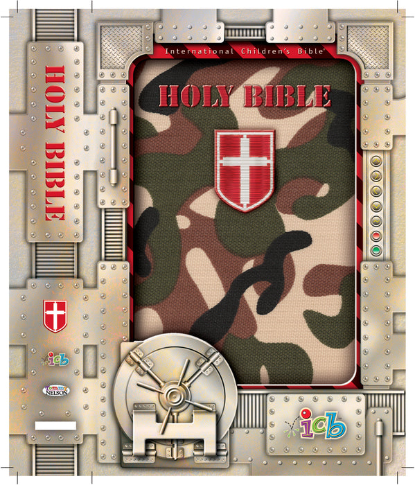 ICB International Children's Camo Bible (Green)  (TOPrp8/1)
