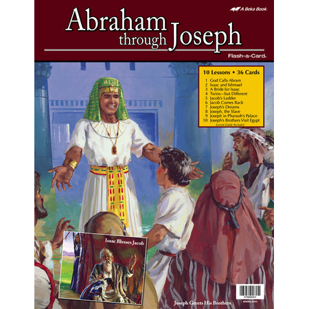 Abraham Through Joseph Abeka Flash-A-Card