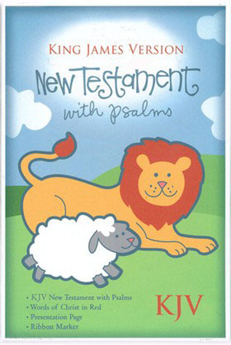 KJV Baby New Testament with Psalms, White