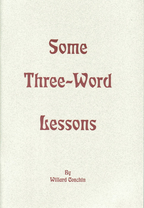 Some Three-Word Lessons