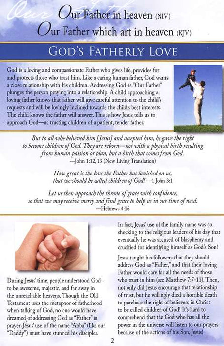 Lord's Prayer Pamphlet