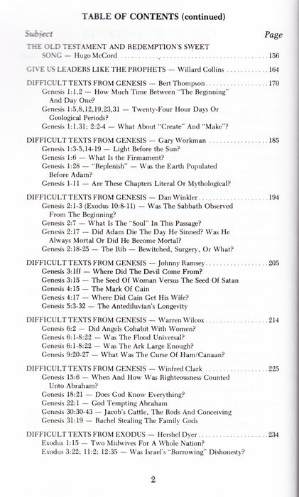 Table of Contents 2
