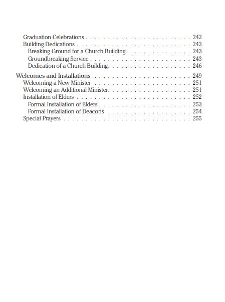 Minister's Manual For Churches Of Christ
