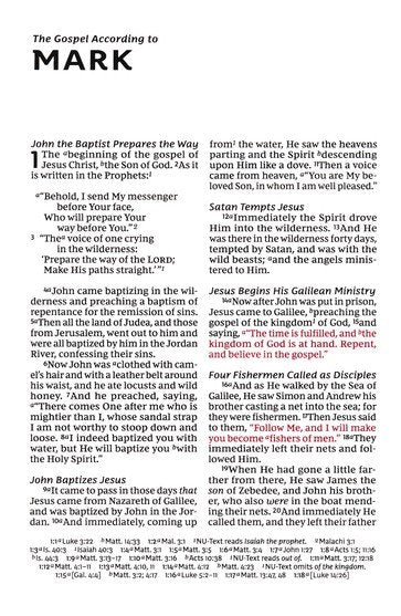 NKJV Compact Reference Bible Black Leathersoft