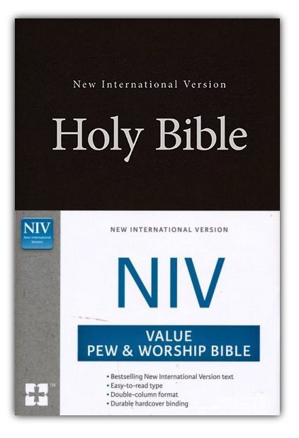 NIV Value Pew Bible Black