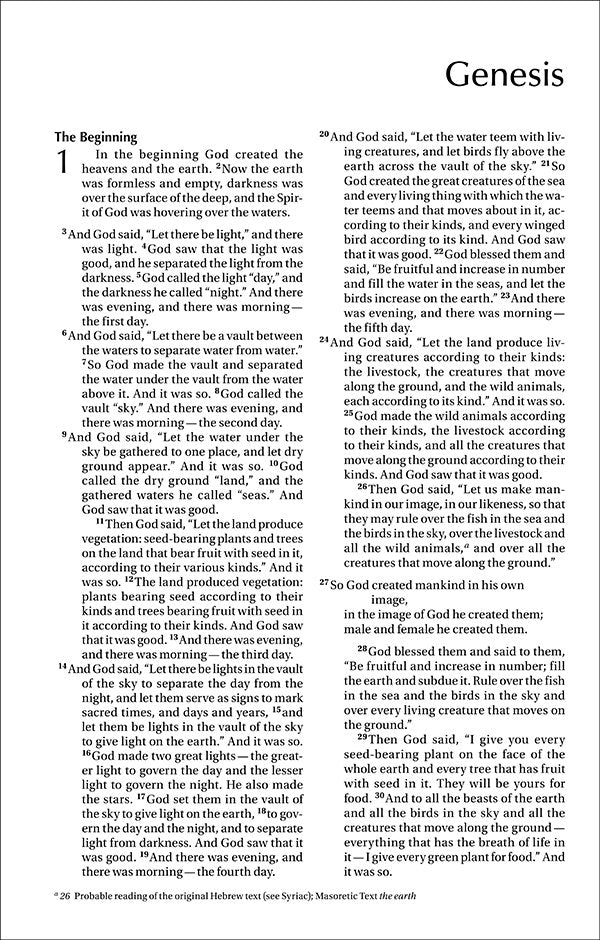 NIV Value Pew Bible Black